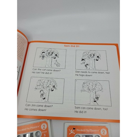 Hooked on Phonics 1998 Learn to Read Kits Level 2 Workbook and Cassettes Only - Picture 5 of 5